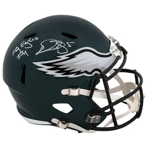 Schwartz Sports Donovan McNabb Signed Philadelphia Eagles Riddel Full Size Speed Replica Helmet w/Fly Eagles FlyMCNREP304