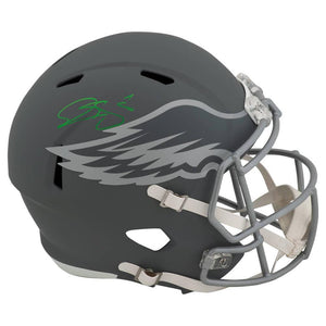 Schwartz Sports Donovan McNabb Signed Philadelphia Eagles SLATE Riddel Full Size Speed Replica HelmetMCNREP305