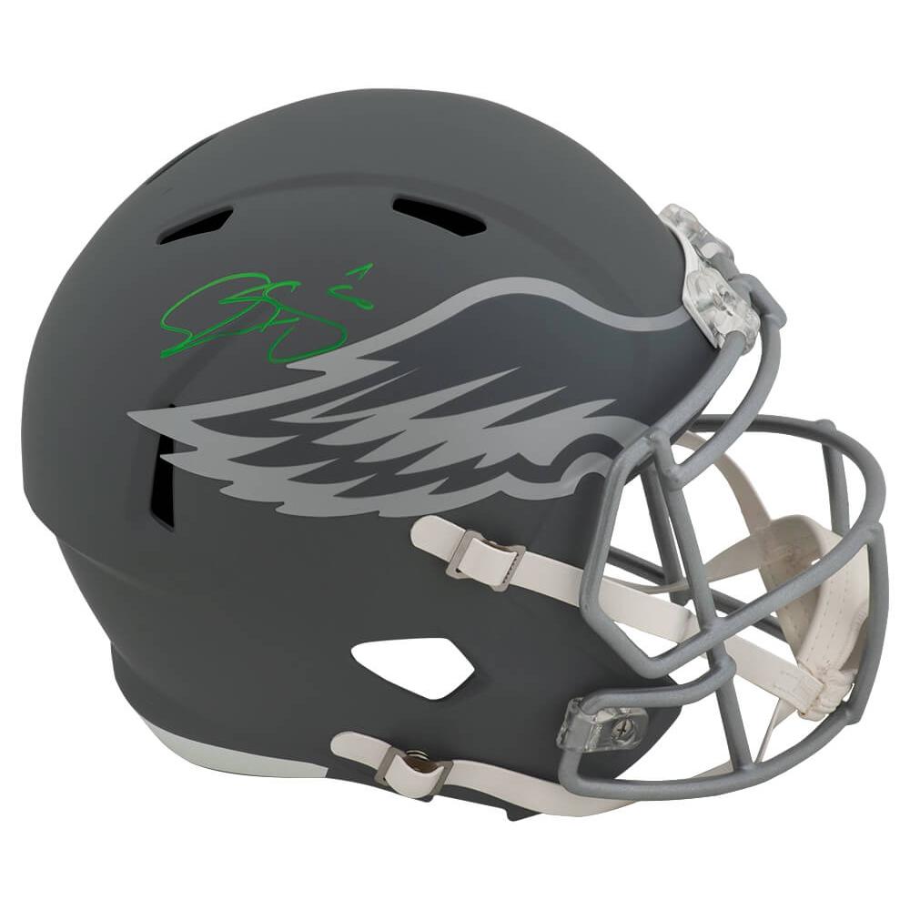 Schwartz Sports Donovan McNabb Signed Philadelphia Eagles SLATE Riddel Full Size Speed Replica HelmetMCNREP305