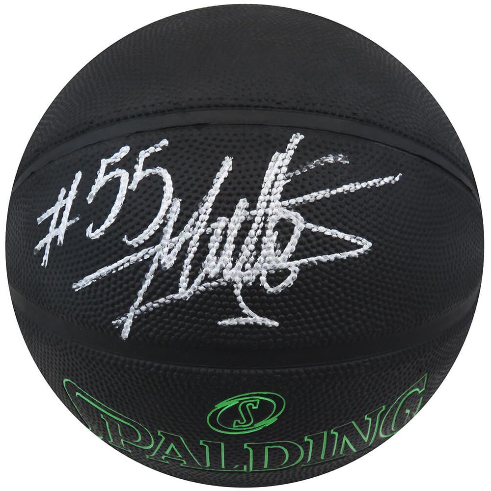 Schwartz Sports Dikembe Mutombo Signed Spalding Phantom Black NBA BasketballMUTBSK210