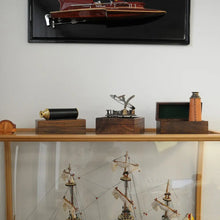 Old Modern Handheld Telescope in wood box ND024