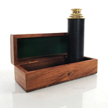 Old Modern Handheld Telescope in wood box ND024