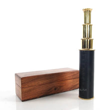 Old Modern Handheld Telescope in wood box ND024