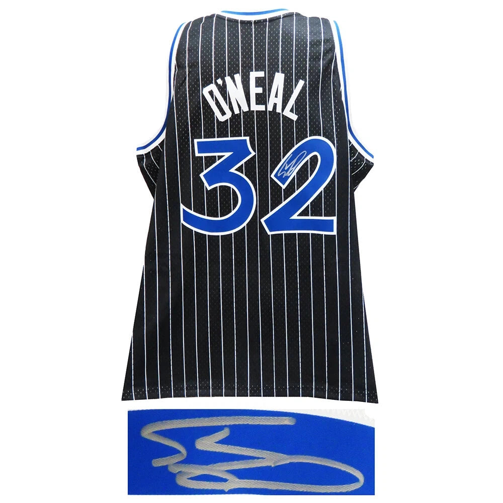 Schwartz Sports Shaquille O’Neal Signed Orlando Magic Mitchell & Ness Black NBA Swingman Basketball Jersey ONEJRY210