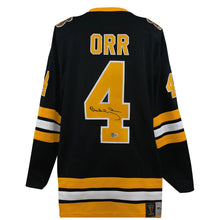 Schwartz Sports Bobby Orr Signed Boston Bruins Black Fanatics Vintage Hockey Premier Hockey Jersey – (Beckett) ORRJRY400