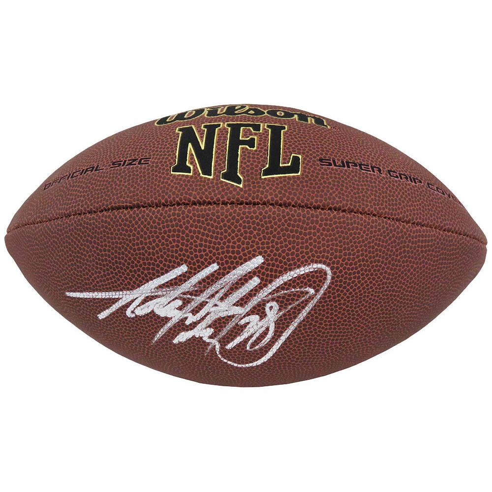 Schwartz Sports Adrian Peterson Signed Wilson Super Grip Full Size NFL FootballPETFTB301