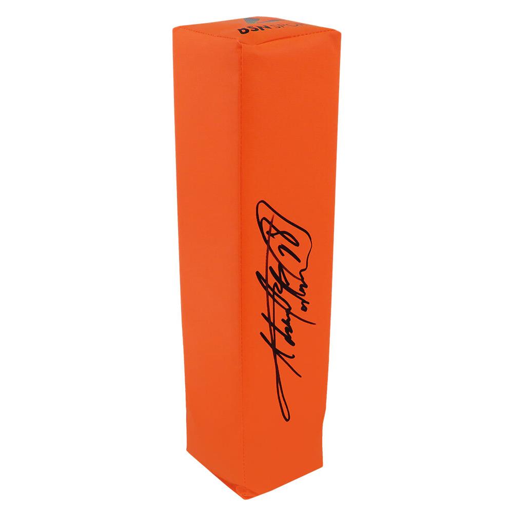 Schwartz Sports Adrian Peterson Signed BSN Orange Endzone Football PylonPETPYL300