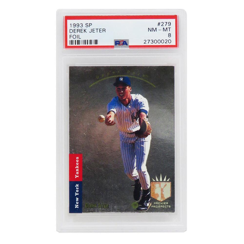 Schwartz Sports Derek Jeter (New York Yankees) 1993 SP Foil Baseball RC Rookie Card #279 - PSA 8 NM-MT (A)PS1DJ93FA