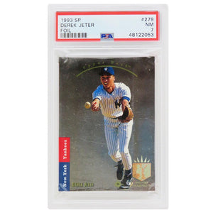 Schwartz Sports Derek Jeter (New York Yankees) 1993 SP Foil Baseball RC Rookie Card #279 (PSA 7 NM) (I)PS1DJ93FI