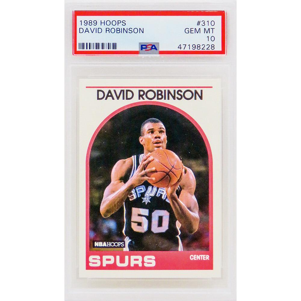 Schwartz Sports David Robinson (San Antonio Spurs) 1989 Hoops Basketball #310 RC Rookie Card - PSA 10 GEM MINTPS2DR89H1