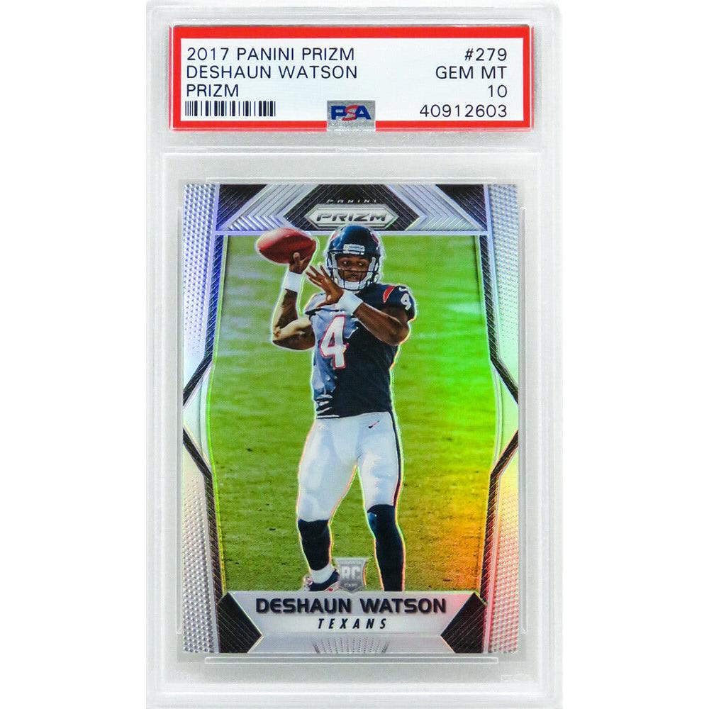 Schwartz Sports Deshaun Watson (Houston Texans) 2017 Panini Prizm Football #279 Prizm RC Rookie Card - PSA 10 GEM MINTPS3DW17P1