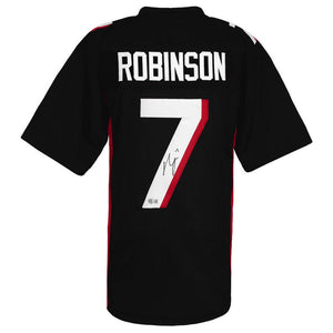 Schwartz Sports Bijan Robinson Signed Black Custom Football Jersey - (Beckett)ROBJRY322