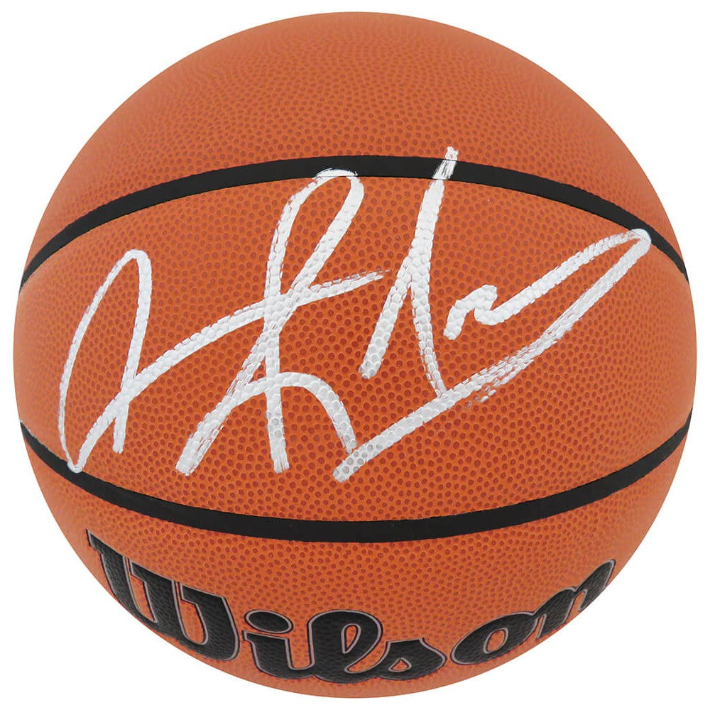 Schwartz Sports Dennis Rodman Signed Wilson I/O NBA Basketball RODBSK232