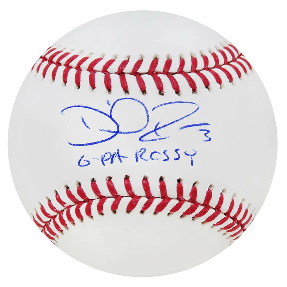 Schwartz Sports David Ross Signed Rawlings Official MLB Baseball w/G-Pa Rossy ROSBSB151