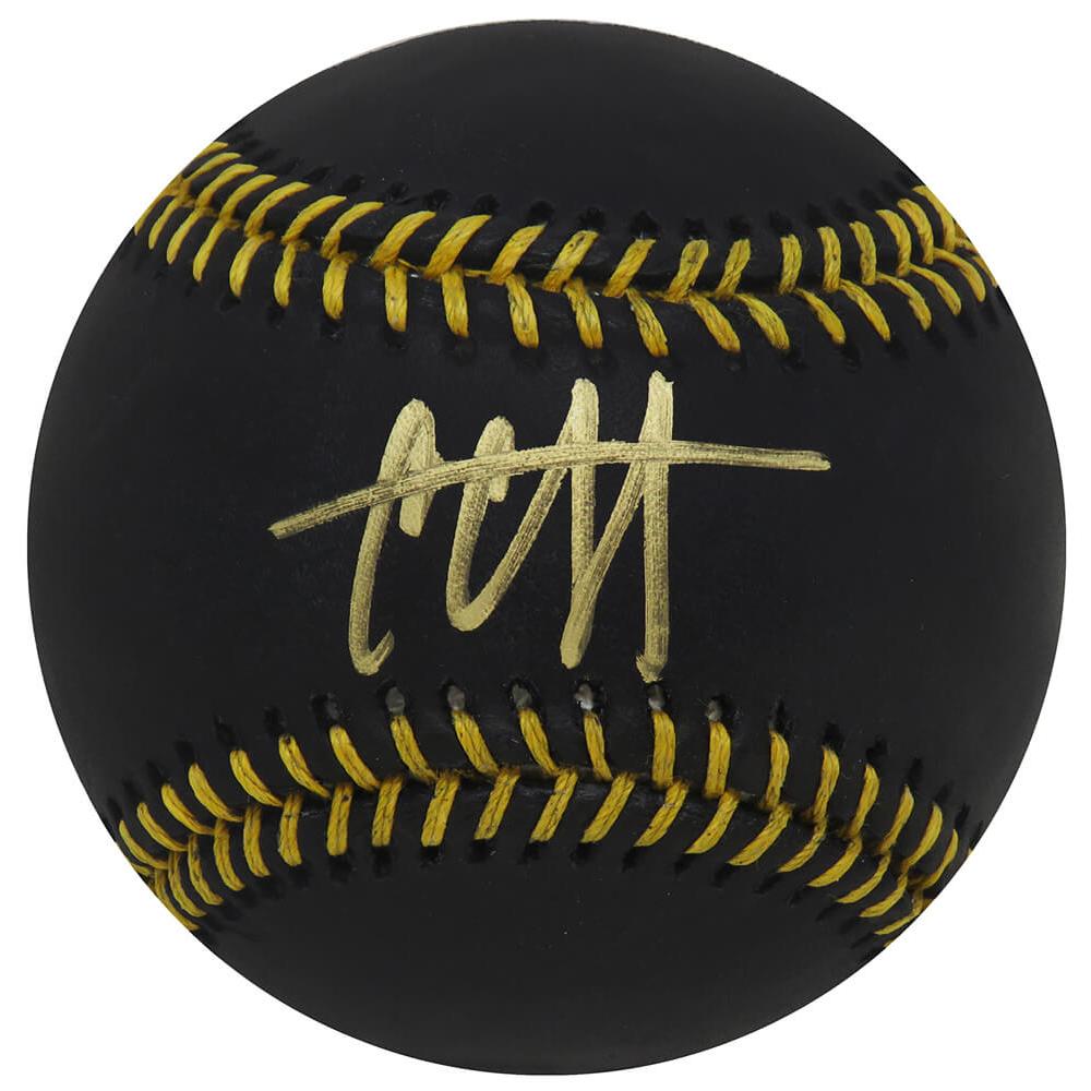 Schwartz Sports C.C. Sabathia Signed Rawlings Official Black MLB BaseballSABBSB132