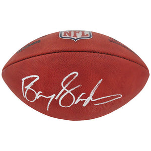 Schwartz Sports Barry Sanders Signed Wilson Duke Official NFL Game FootballSANFTB312