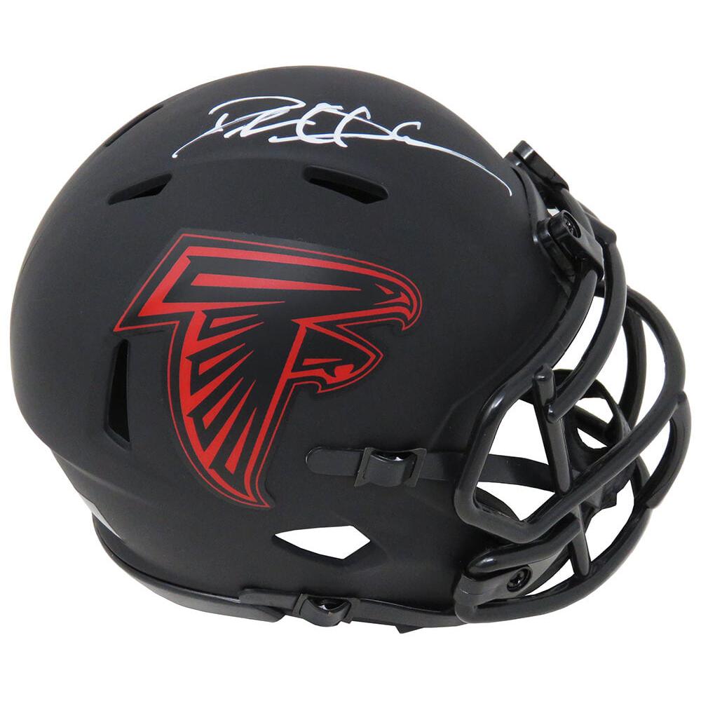 Schwartz Sports Deion Sanders Signed Atlanta Falcons Eclipse Riddell Speed Mini HelmetSANMIN357