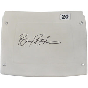 Schwartz Sports Barry Sanders Signed Detroit Silverdome White #20 Stadium SeatbackSANSTB308