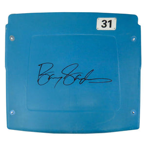 Schwartz Sports Barry Sanders Signed Detroit Silverdome Stadium Blue SeatbackSANSTB309