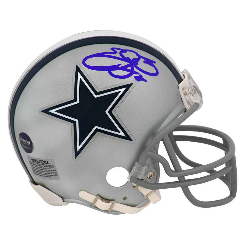 Schwartz Sports Emmitt Smith Signed Cowboys Riddell Replica Mini HelmetSMIMIN300