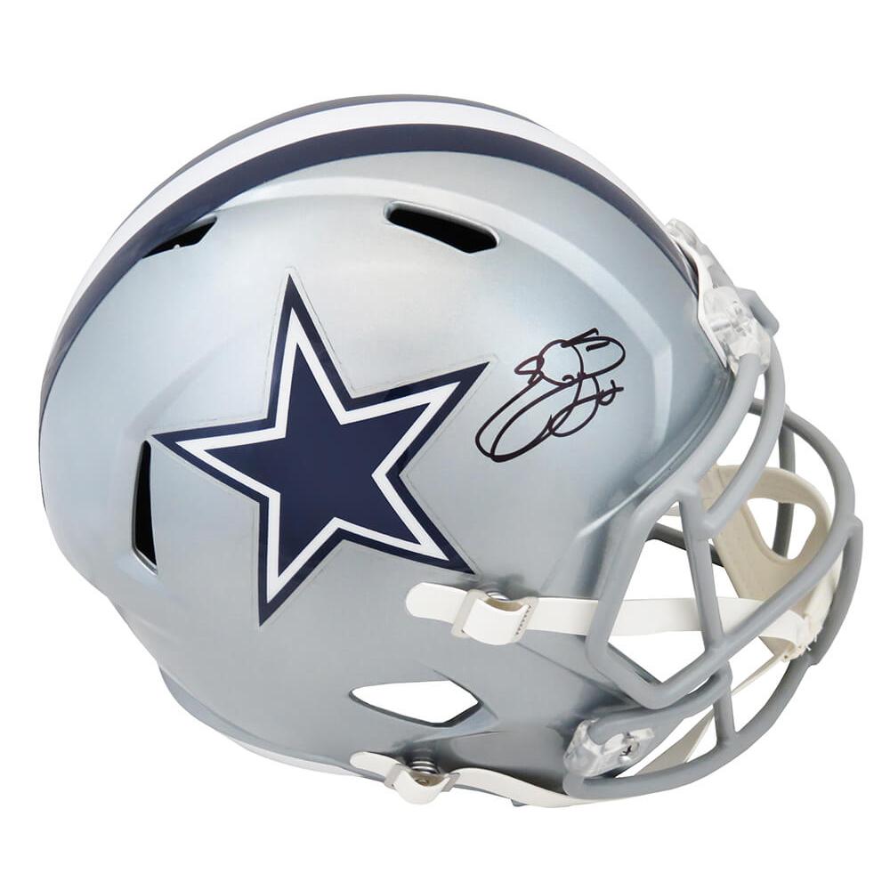 Schwartz Sports Emmitt Smith Signed Dallas Cowboys Riddell Full Size Speed Replica HelmetSMIREP309