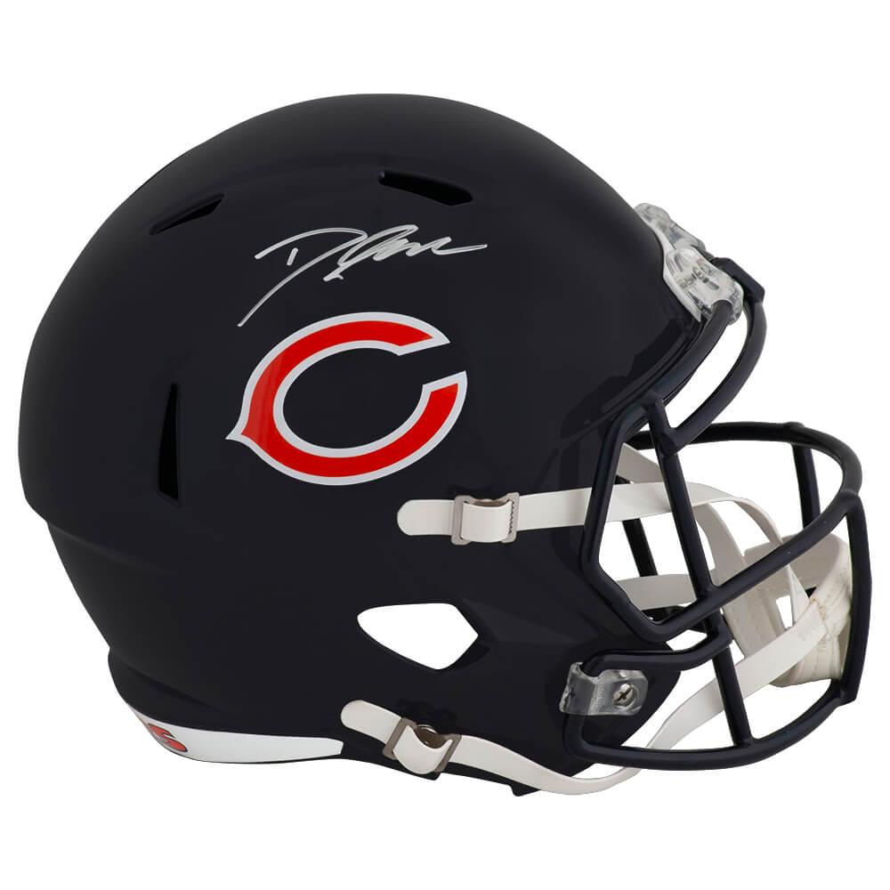 Schwartz Sports D'Andre Swift Signed Chicago Bears Riddell Full Size Speed Replica HelmetSWIREP311