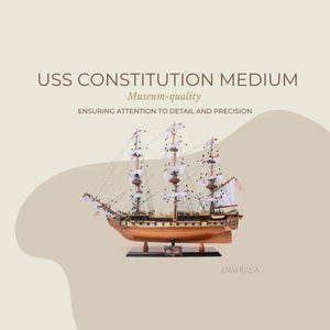 Old Modern USS Constitution Medium T097