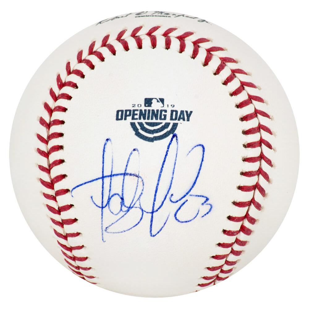 Schwartz Sports Fernando Tatis Jr. Signed Rawlings 2019 Opening Day Logo Baseball - (JSA)TATBSB103