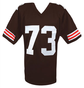 Schwartz Sports Joe Thomas Signed Brown Custom Jersey w/10,363 Consecutive Snaps THOJRY325