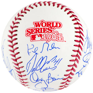 Schwartz Sports 1984 Detroit Tigers Team Signed Rawlings 1984 World Series Baseball (13 - Sigs)TIGBSB100