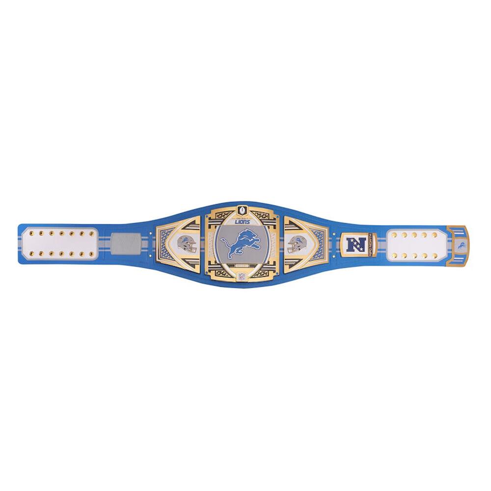 Schwartz Sports Detroit Lions 53x12 WWE Legacy Full Size Authentic Blue Wrestling Belt w/Carrying BagUBLLIO600