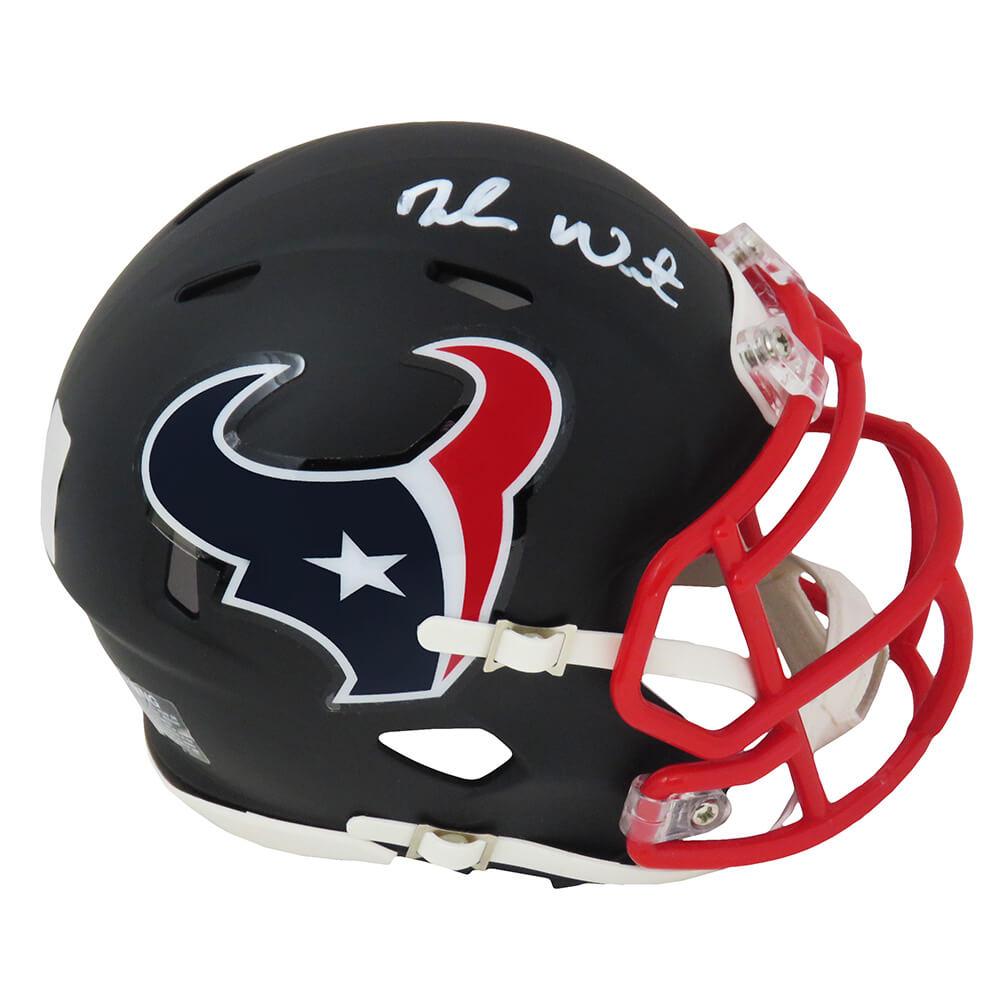 Schwartz Sports Deshaun Watson Signed Houston Texans Black Matte Riddell Speed Mini Helmet (Beckett)WATMIN312