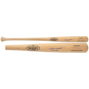 Schwartz Sports Billy Williams Signed Louisville Slugger Pro Stock Blonde Baseball Bat w/HOF'87WILBAT110