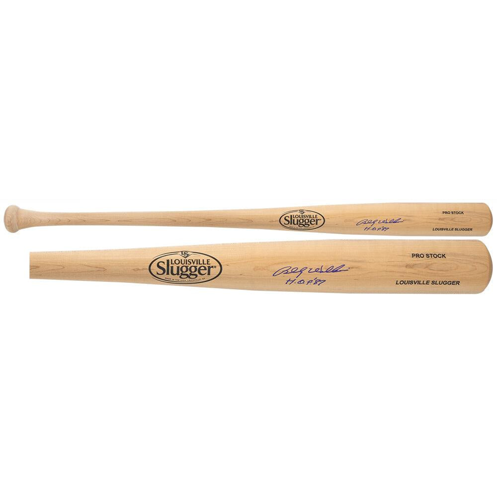 Schwartz Sports Billy Williams Signed Louisville Slugger Pro Stock Blonde Baseball Bat w/HOF'87WILBAT110