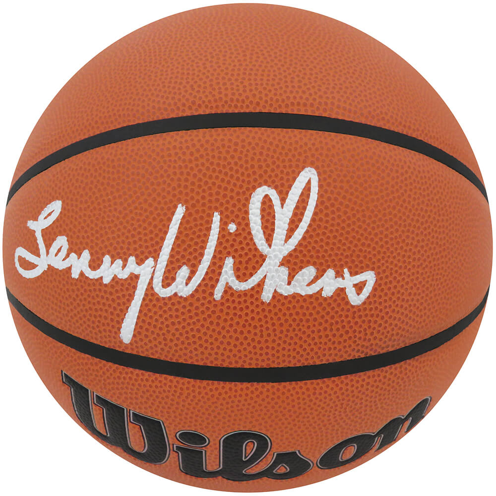 Schwartz Sports Lenny Wilkens Signed Wilson Indoor/Outdoor NBA Basketball WILBSK234