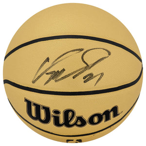 Schwartz Sports Dominique Wilkins Signed Wilson Gold F/S NBA Basketball WILBSK261