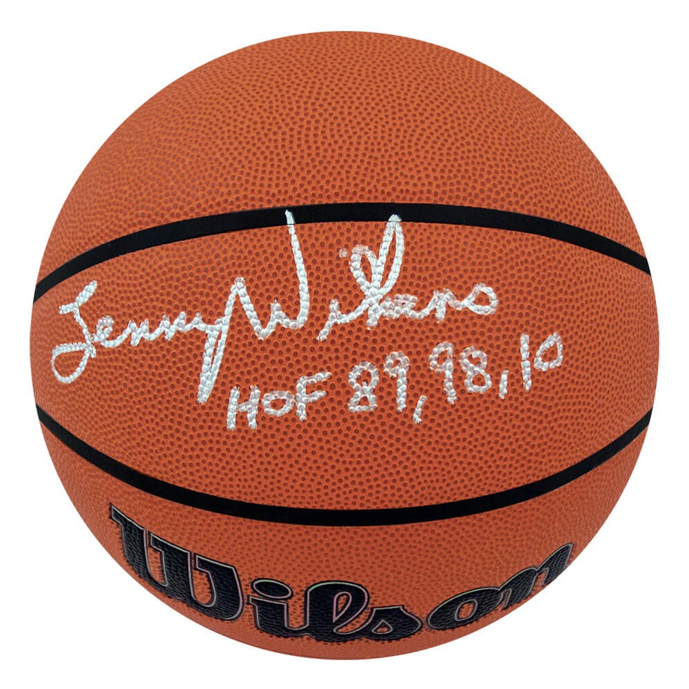 Schwartz Sports Lenny Wilkens Signed Wilson Indoor/Outdoor NBA Basketball w/HOF 89,98,10 WILBSK270