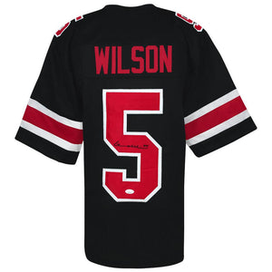 Schwartz Sports Garrett Wilson Signed Black Custom College Football Jersey - (JSA COA)WILJRY355