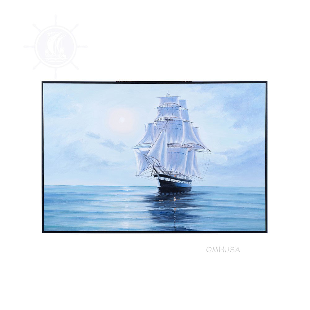 Moonlight's Reflection - Canvas Painting - AF005 - Old Modern