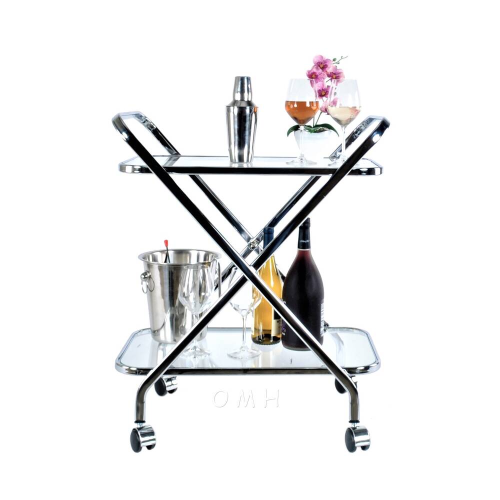 Anne Home - X-Shape Bar Cart - AH002 - Old Modern
