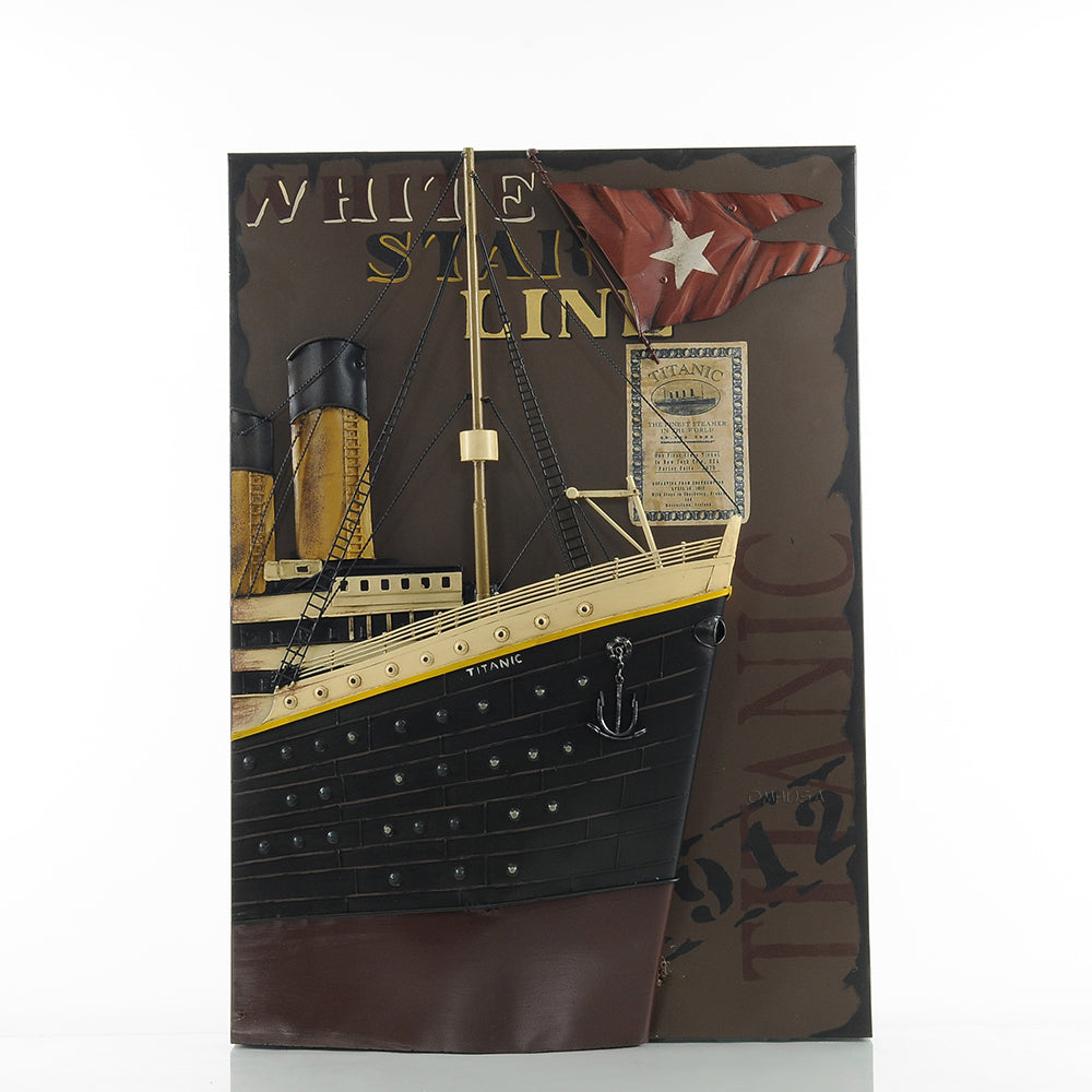 Titanic Front Bow 3D Painting - AJ044 - Old Modern
