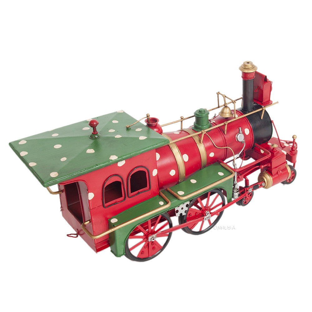 Christmas Train Model Handmade Metal - AJ111 - Old Modern
