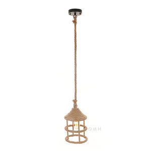 Rope Pendant Lamp - AL010 - Old Modern