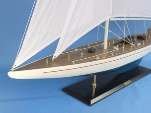 Handcrafted Model Ships Wooden Enterprise Model Sailboat Decoration 60" Enterprise 63