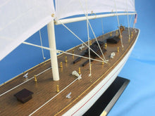 Handcrafted Model Ships Wooden Enterprise Model Sailboat Decoration 60" Enterprise 57