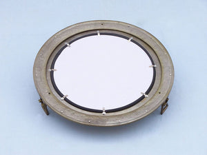 Handcrafted Model Ships Antique Brass Decorative Ship Porthole Mirror 24" MC-1967-24-AN