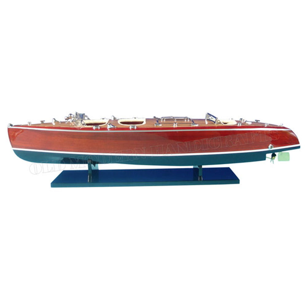 Typhoon Painted Speedboat Model - B072 - Old Modern