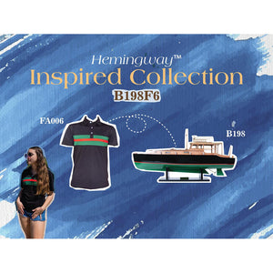 Hemingway&trade; Pilar Fishing Boat Combo: A Model and Polo Shirt Set - B198F6 - Old Modern