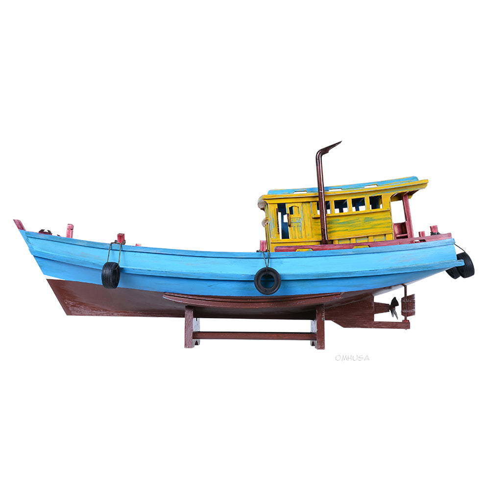 South Vietnam Fishing Boat - Refugee Boat - Tau Vuot Bien - B516 - Old Modern