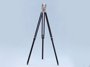 Handcrafted Model Ships Floor Standing Chrome Theodolite 62" LI-1513-CH-STAND